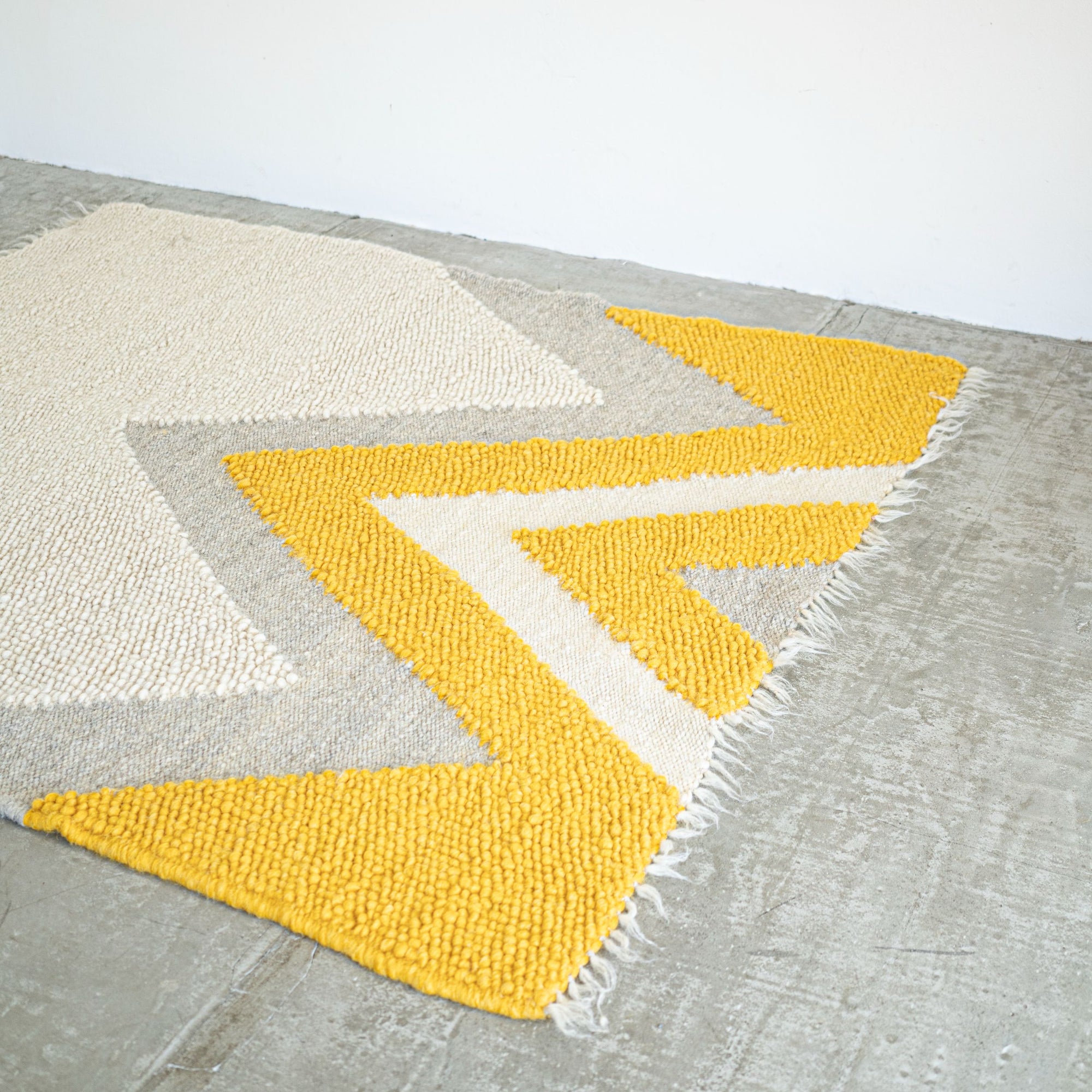 Carpet Yellow Triangles