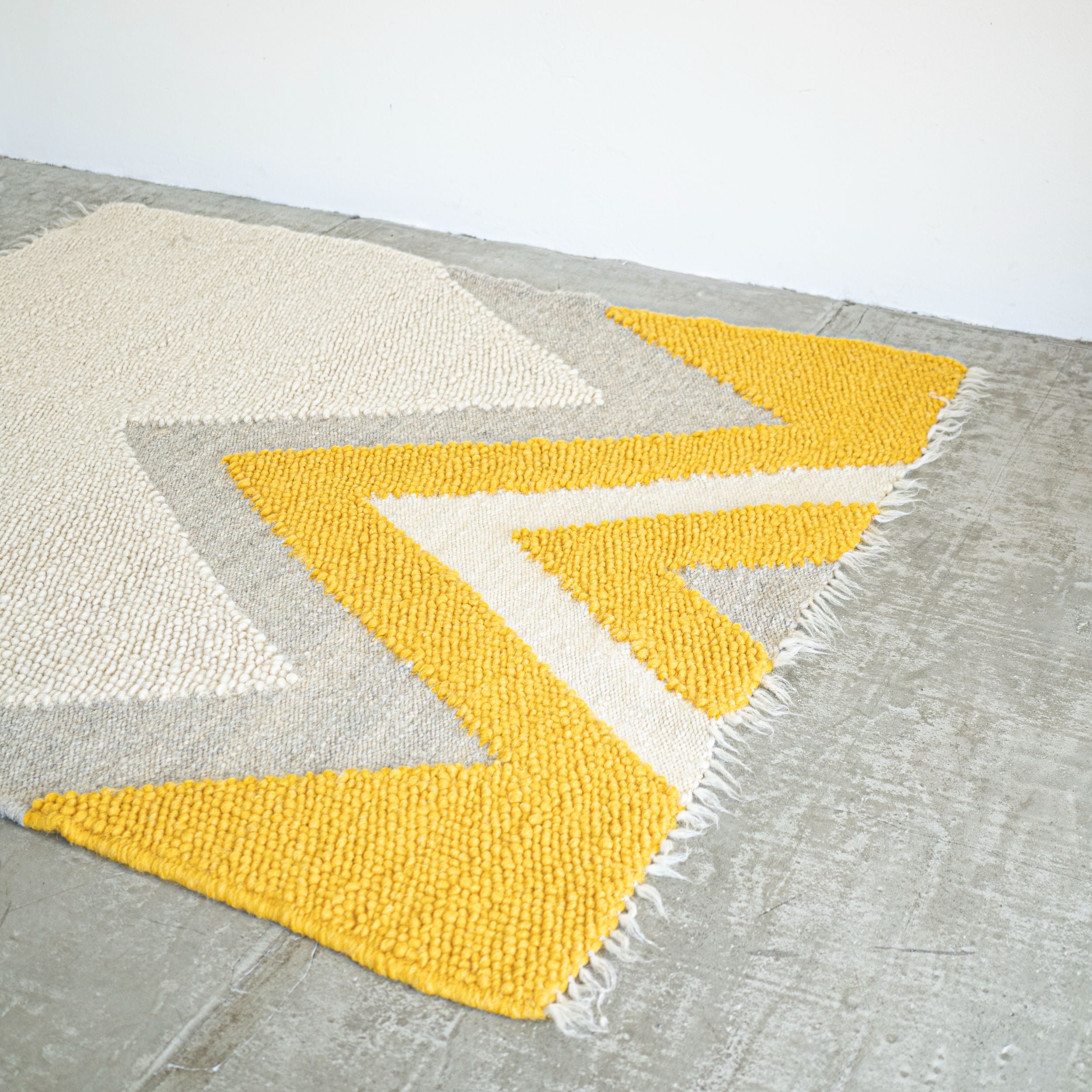 Carpet Yellow Triangles