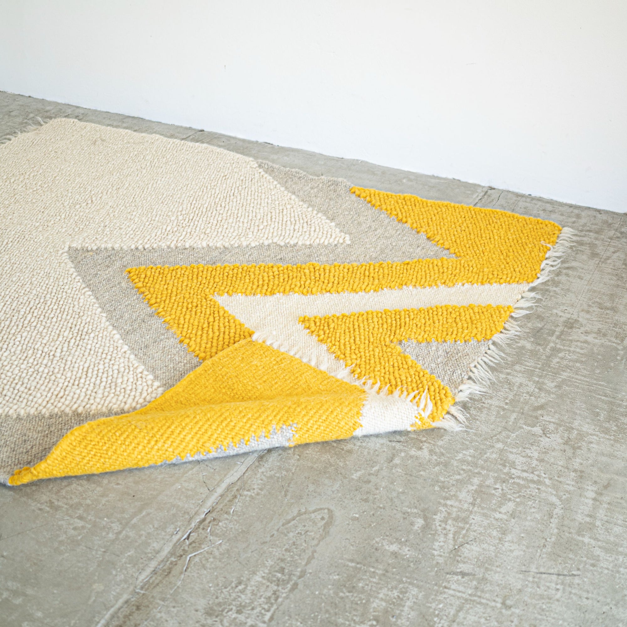 Carpet Yellow Triangles